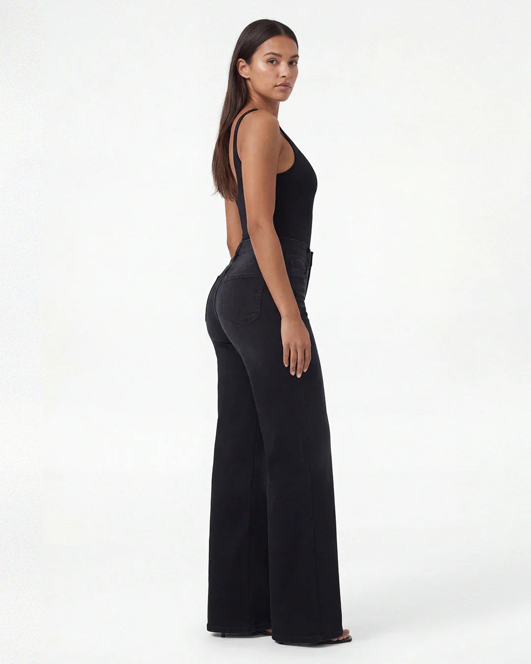 Remerie - Mid Rise BBL Wide Leg Jeans