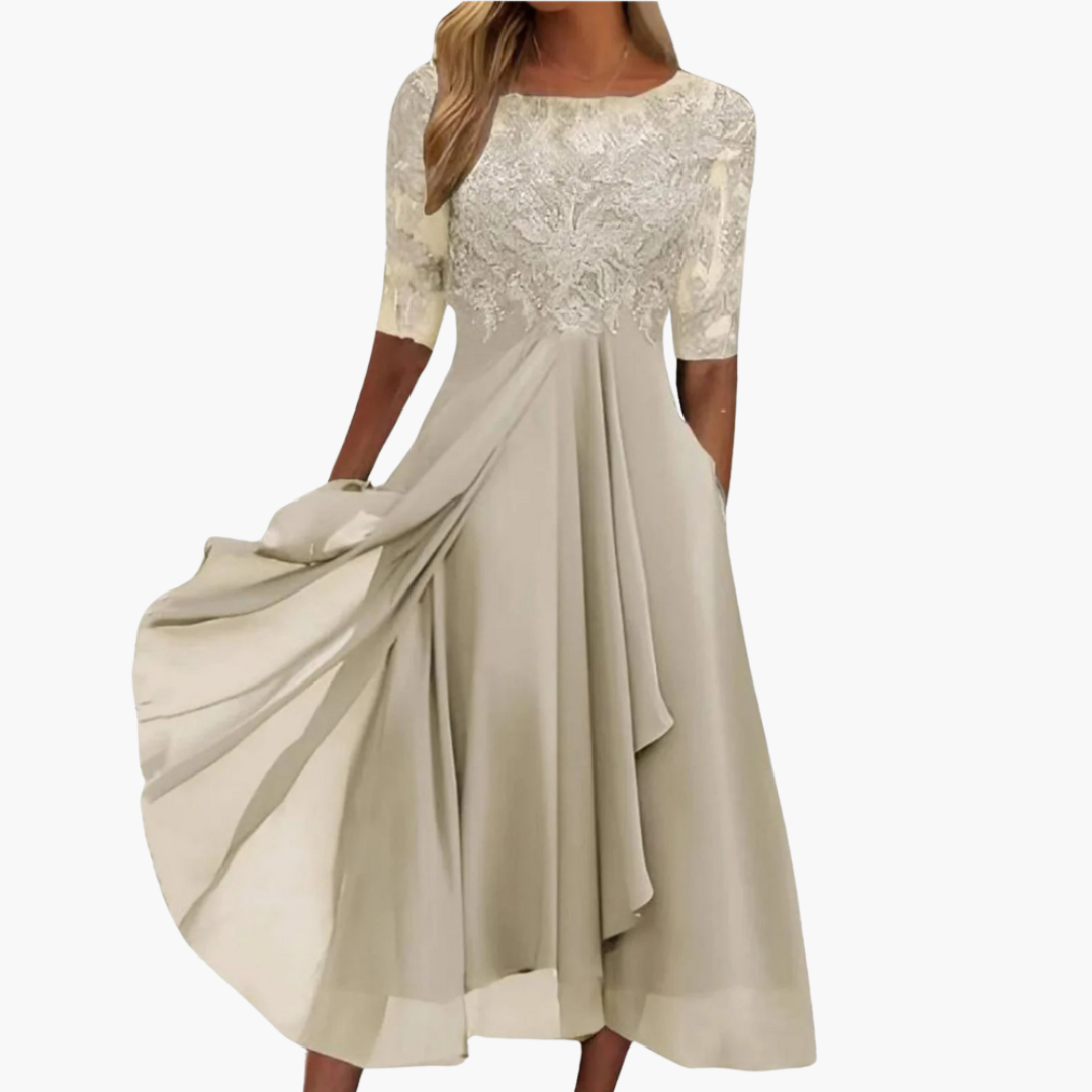 Kayla | Lace Embroidered Dress