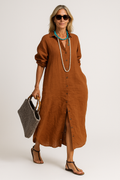 Lena - Linen oversized dress