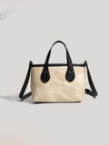 Women's Retro Autumn And Winter Oblique Shoulder Handbag Pu Bucket Bag