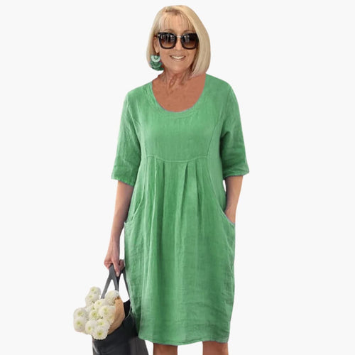 Audrey - Casual Pocket Tunic Dress