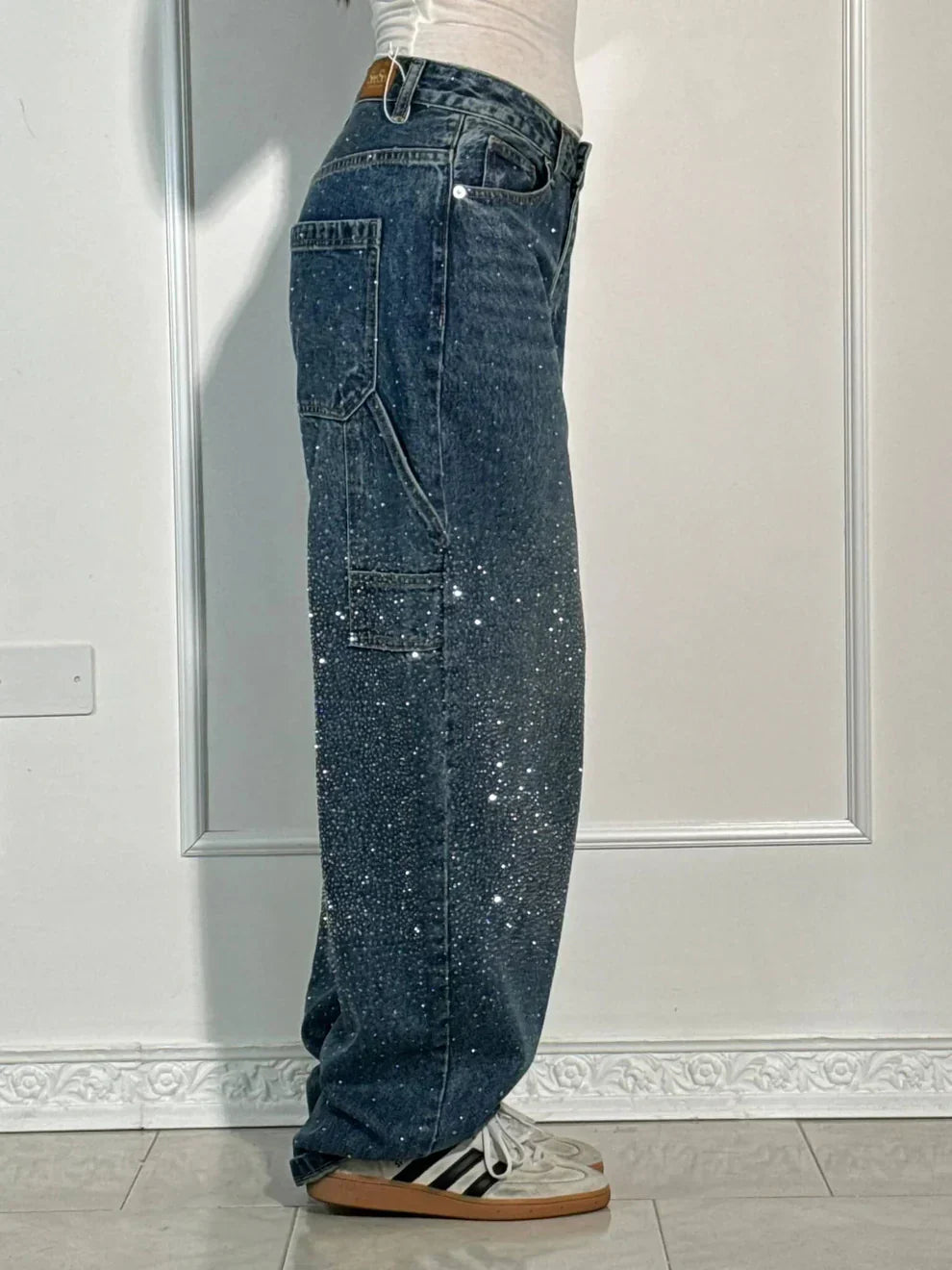 Tesse – Balloon Denim Pants for Effortless Movement