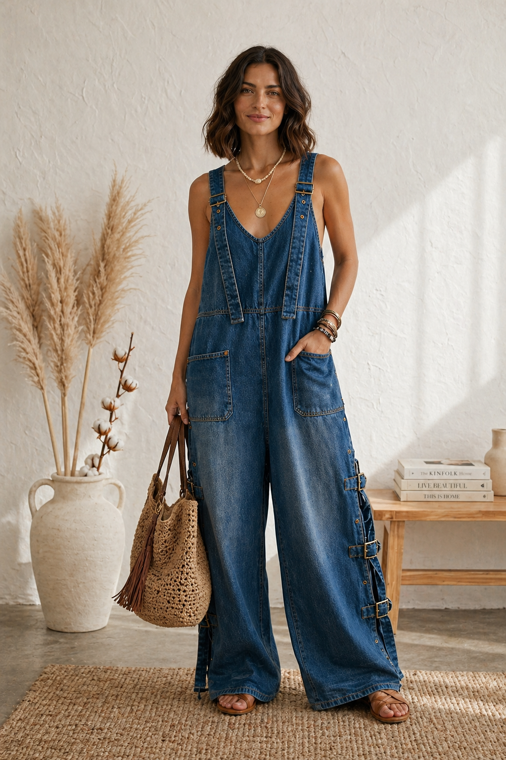 Triana | Wide-Leg Boho Jumpsuit