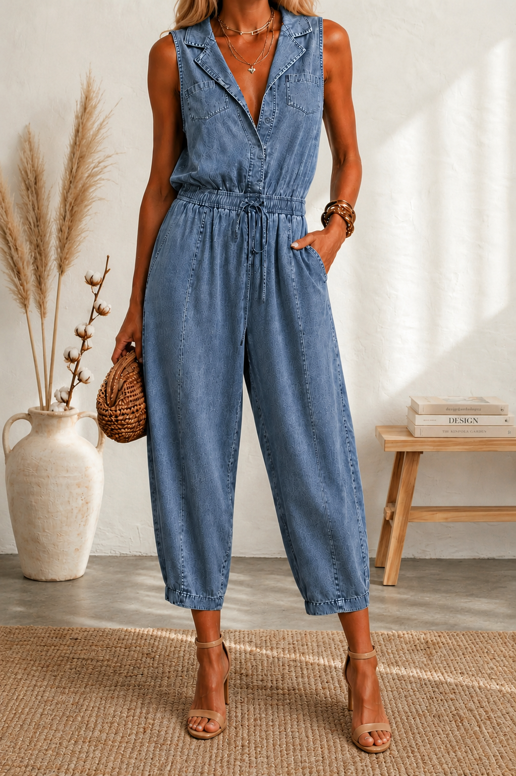 Elsa | Capri Jumpsuit