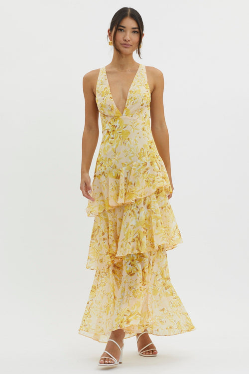 Ashlyn – Bloom Shift Midi Dress