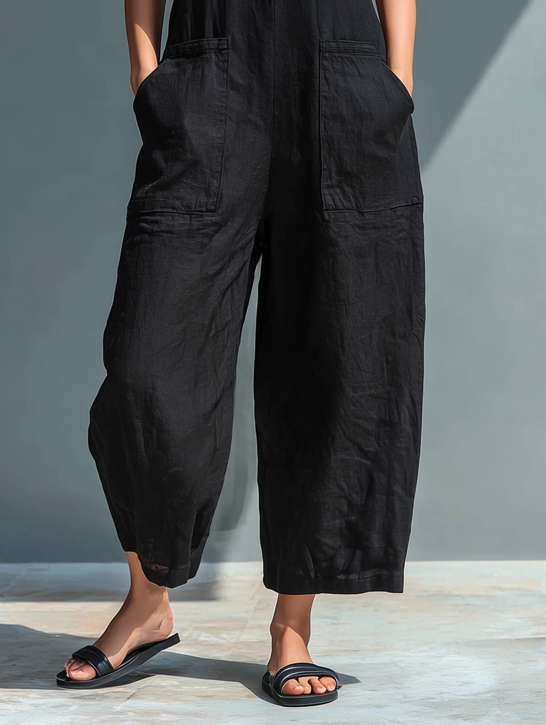 Lotte™ | Sleeveless Minimalist Overalls