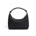 Alva – Matte Woven Structured Handbag