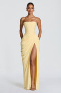 Lolita - Strapless Maxi Dress with Corset