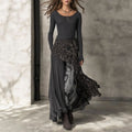 Rian - Long Leopard-Print Maxi Dress